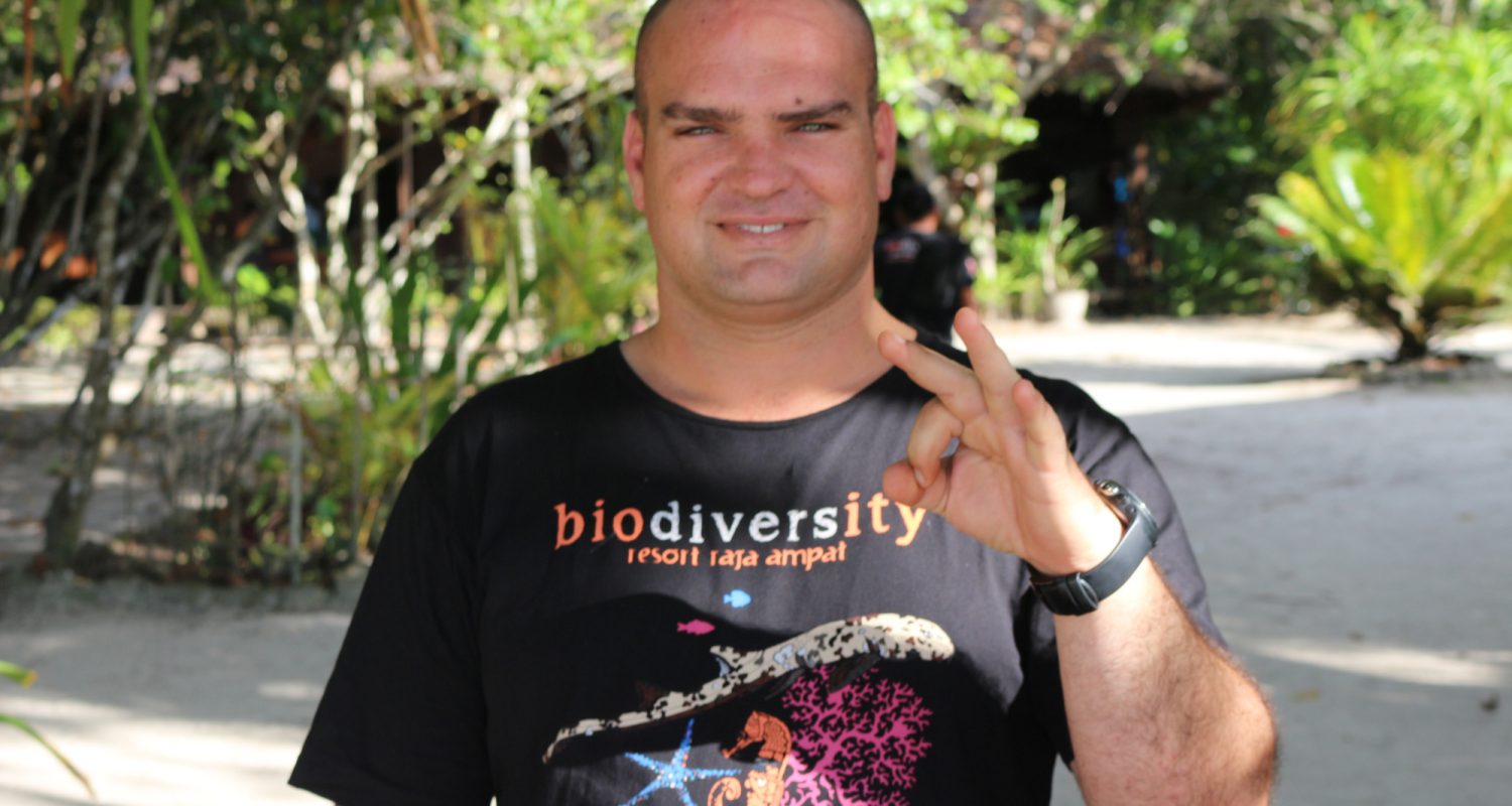 Tristan Jenkins joined Biodiversity as Dive Centre Manager in June 2019. He started diving from a young age and took his passion for diving to a professional level. He has been an instructor for 16 Years for both SSI and PADI. His specialities are in Deep diving, Night diving, Peak performance, Search & rescue & photography. 